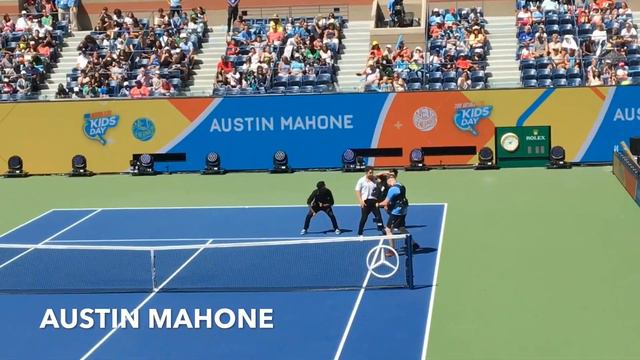 Arthur Ashe Kids Day 2019 with Austin Mahone, Max & Quinn XCII and Jagmac US Open Courtside
