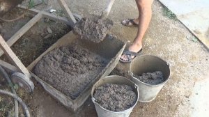 Пристройка к мастерской Черновая стяжка пола из опилкобетона