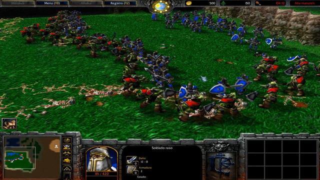 Warcraft 3 - 127 Footmen vs 70 Grunts смотреть онлайн