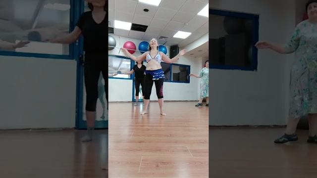 Belly dance workout for beginners. Aisha- Choreography//Урок Танца живота для начинающих// ריקוד בט смотреть онлайн