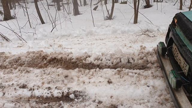 Открыли весенний гряземес!Тяжелый подъем в гору!