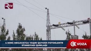 4 ming megavatga yaqin quyosh fotoelektr stansiyasi quriladi