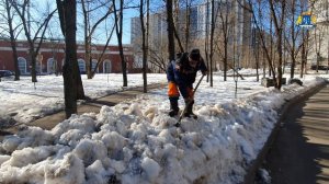 Рыхление и погрузка снега