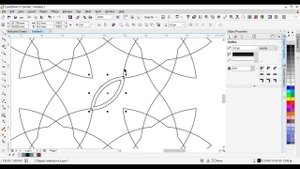 Corel Draw Islamic pattern || Islamic Design || Islamic Art -3