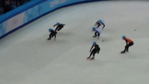 Олимпийские игры Сочи 2014 г.  шорт трек 5000 м.