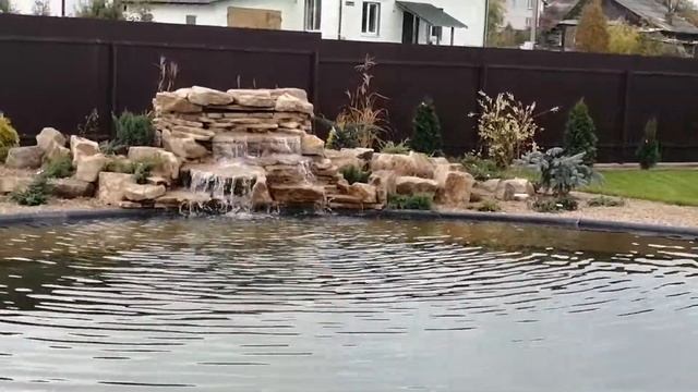 Ландшафтные работы. Строительство каскадов и ручьев в Минском районе, Колодищи, полигон, проект 201 смотреть онлайн