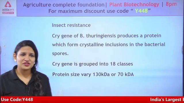 Agriculture Foundation | Plant Biotechnology #44 | Transgenic Resistance to Biotic & Abiotic Stress