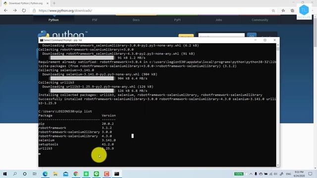 How to Install Robot Framework for Windows