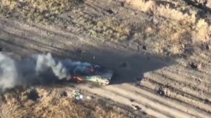 Первое видео уничтоженной БМП "Marder" ВСУ в районе н.п Работино.