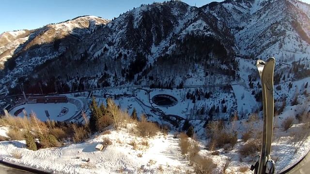 Kazakhstan. Almaty. Канатная дорога от Медео до Чимбулака. смотреть онлайн