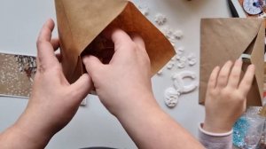 Предновогодний #СкрапВлог Распаковка/Открытки/Обмен АТС/Живой МК