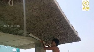 Ceiling Plaster | Plain Pergola Ceiling Plastering | Pergola Design | Indian style plastering skill