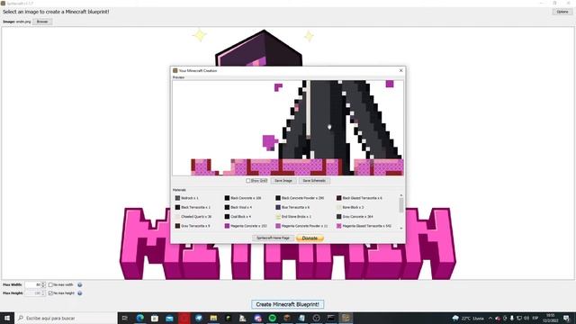 Cómo crear pixel arts para cualquier versión de minecraft java 2022 (Spritecraft) смотреть онлайн