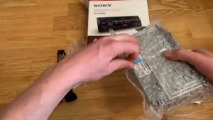 Распаковка Sony Dsx A410BT