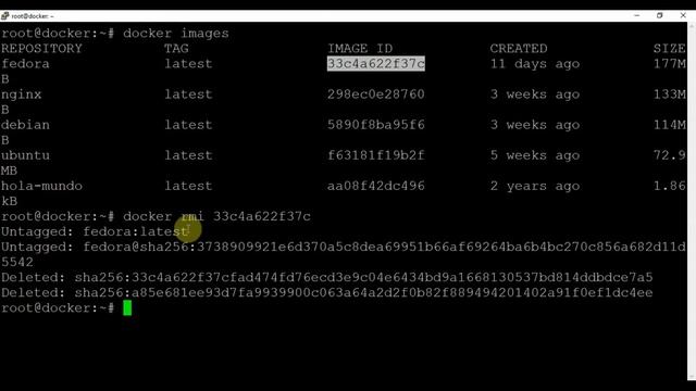 Curso Docker desde cero - Capitulo 7 - Borrar Imagenes y Contenedores смотреть онлайн