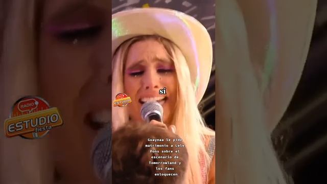 ?Guaynaa le pide matrimonio a Lele Pons sobre el escenario de Tomorrowland y los fans enloquecen