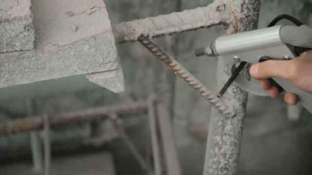 IBIX очистка арматуры от бетона и ржавчины