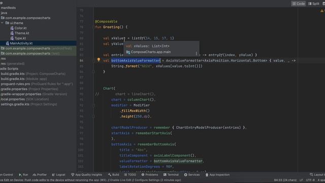 How to draw charts in jetpack compose for native android app смотреть онлайн