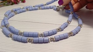 Чокер из бусин каучук