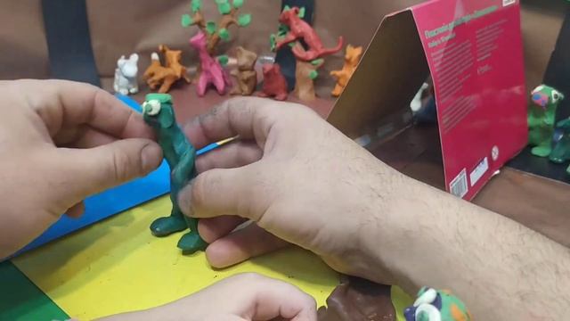 золотая рыбка. сказка. лепим пластилин. весело смотреть онлайн