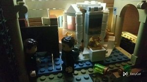 Лего Анимация. Гарри Поттер и тайная комната. оборотное зелье.#lego #stopmotion #easycut
