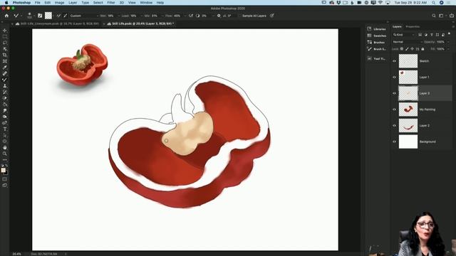 Still Life Painting in Photoshop смотреть онлайн