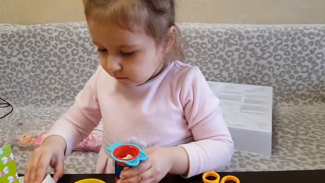 Масса для лепки/играем в парикмахерскую/Причёски из массы для лепки