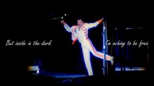 Queen - The Show Must Go On (with lyrics) – In memory of Freddie Mercury.mp4