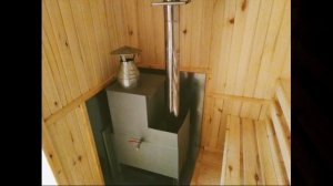 Стандартная печь в перевозной бане