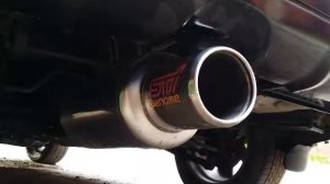 Выхлоп STI genome Forester SG глушитель exhaust muffler