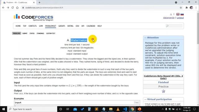 How to submit JavaScript solution on Codeforces
