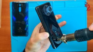 Xiaomi Mi 9T //ЗАМЕНА задней КРЫШКИ для "чайников"