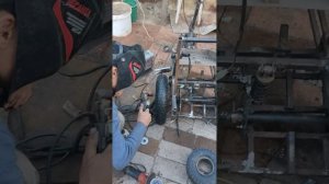 Самодельному трициклу на двигателе от мотоблока 7 лошадиных сил lifan 170f, ставлю большие колеса