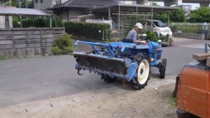 Японский дизельный мини трактор ISEKI TU197.