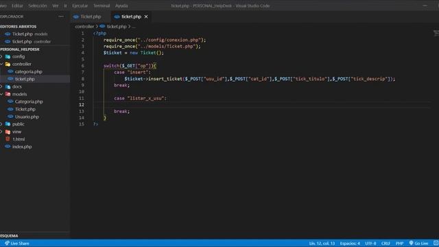 Sistema Gestión de Tickets HelpDesk con PHP, Mysql y JS - MVC - Parte 19 смотреть онлайн