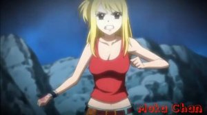 Нацу,Люси и Лисанна-Видела его с той девушкой.