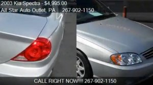 2003 Kia Spectra Base - for sale in Glenside, PA 19038