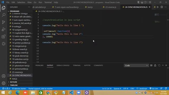 Synchronous And Asynchronous in node js смотреть онлайн