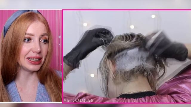 АКВАДИСКОТЕКА НА ВОЛОСАХ. РЕАКЦИЯ ПАРИКМАХЕРА НА ТРЕШ МАСТЕР-КЛАСС ОТ СТИЛИСТА. смотреть онлайн