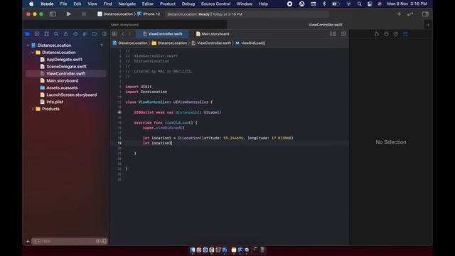 Distance between two locations using google maps API in iOS |Swift tutorial |Game App Studio
