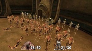 30 Lame Corpruses vs 30 Skeleton Archers | Morrowind NPC Battle