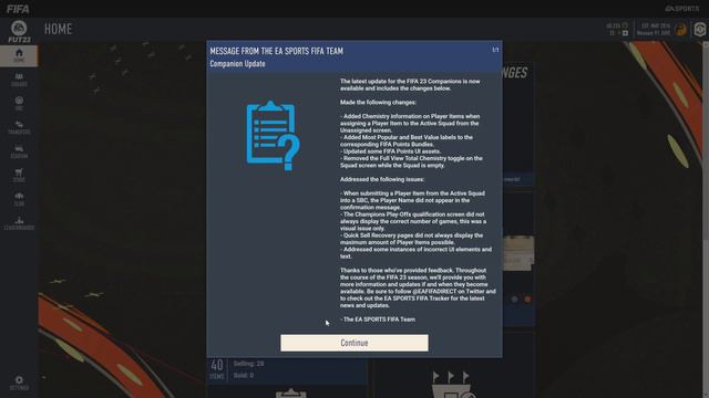 FIFA 23- Companion Update #4 смотреть онлайн