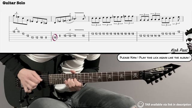 METALLICA - DISPOSABLE HEROES (Guitar cover with TAB | Lesson) смотреть онлайн