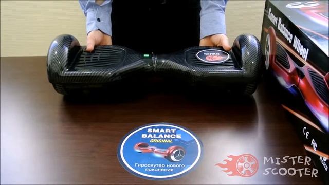 Гироскутер Smart Balance (черный карбон) смотреть онлайн