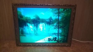 Картина "Водопад" с подсветкой и звуком