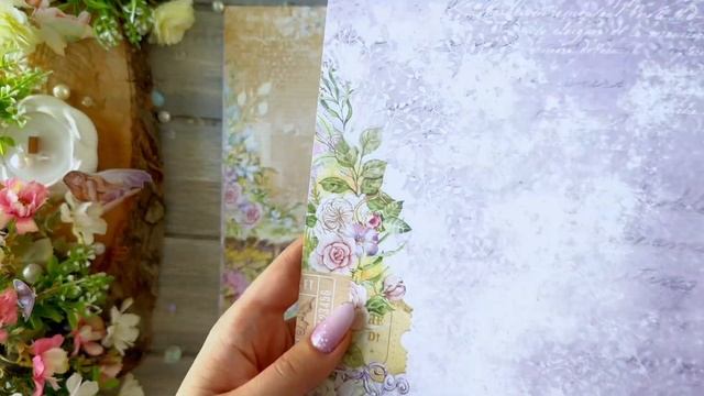 Обзор новой бумаги для скрапбукинга от Scrapodelie «Феи» смотреть онлайн