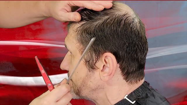 Как постричь мужа машинкой и ножницами. Стрижка. смотреть онлайн