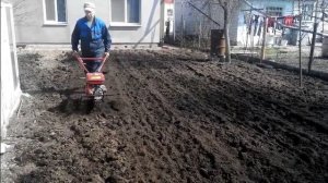 Мотокультиватор Фермер 653М. Работа фрезой.