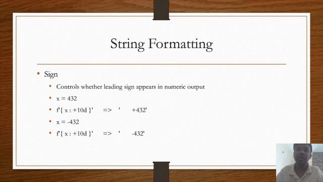 Python Full Course  29 F Strings