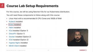 MinIO Operator - Kubernetes Lab Setup: Lab Setup Requirements